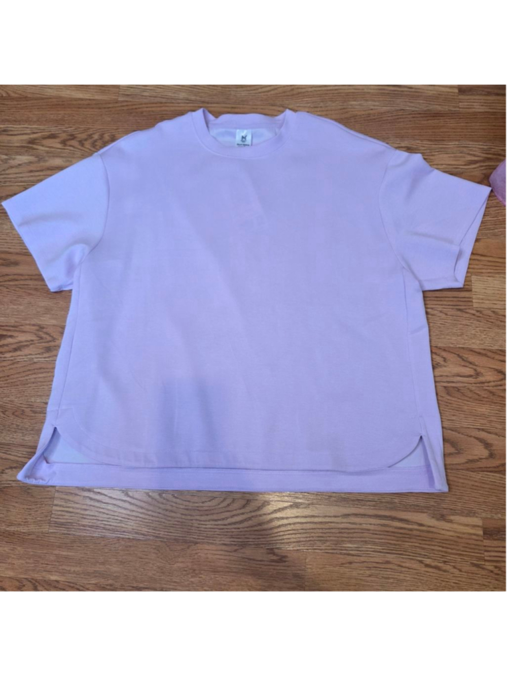 Members Mark Lavender Short Sleeve Luxe Tee XXL